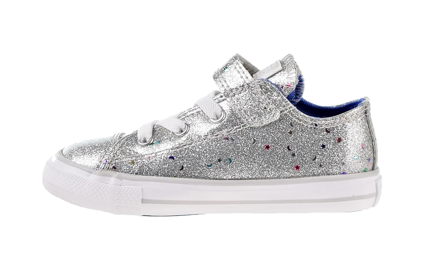Chuck Taylor All Star 1V OX TD "Silver-Ozone Blue" 765111C