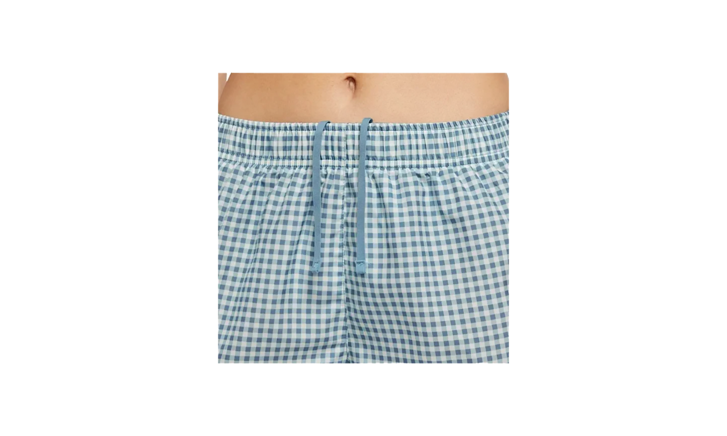 TEMPO GINGHAM RUNNING SHORTS WMNS"Blue" DH3067 424