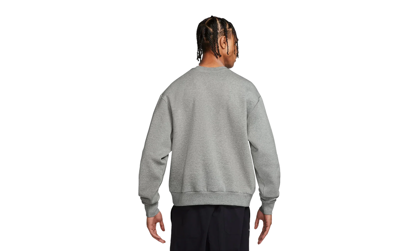 SB Fleece Skate Crewneck Sweatshirt "Dark Grey Heather / White" FV7353 063