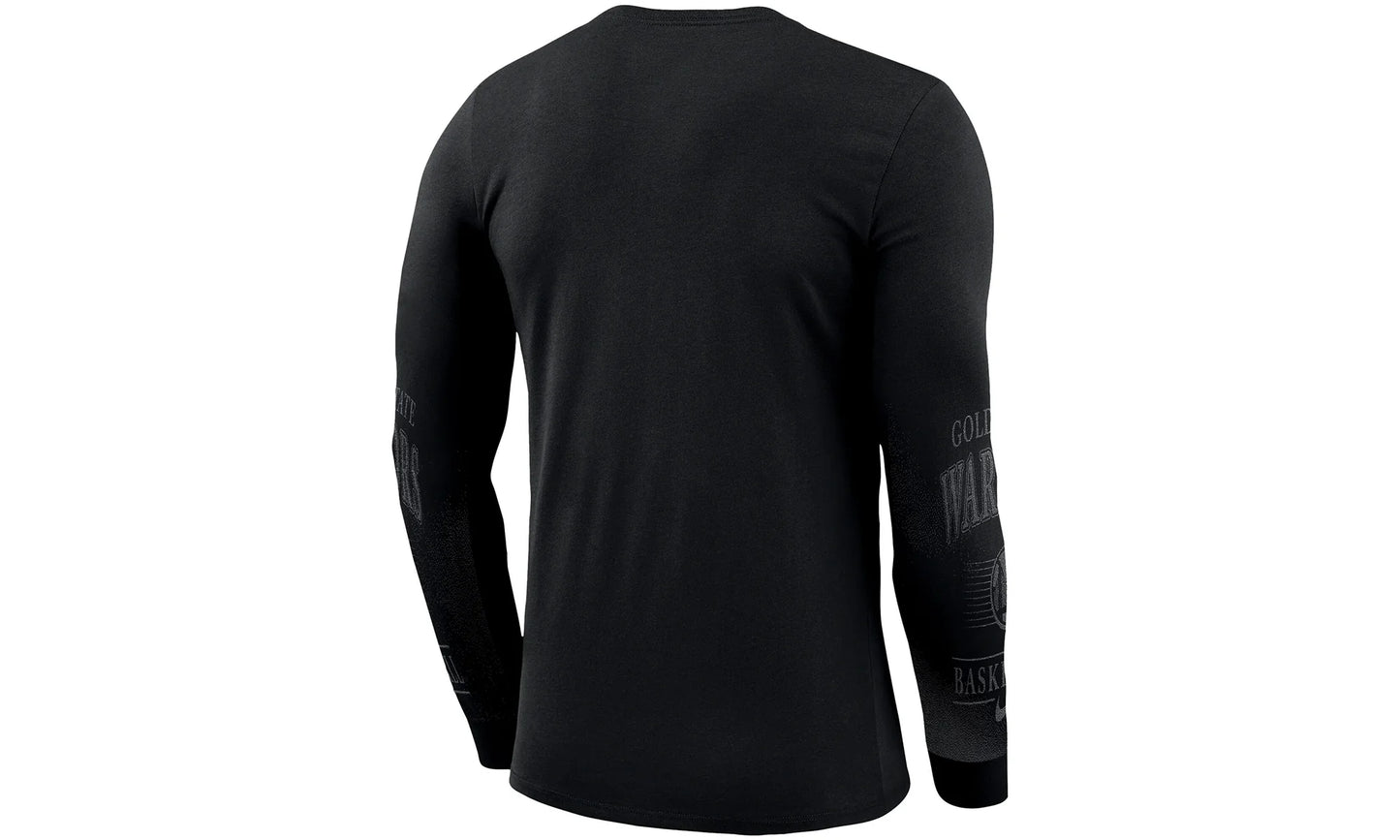 NBA Golden State Warriors Long Sleeve T‑Shirt "Elevated Mezzo Pixel" AQ6223 010