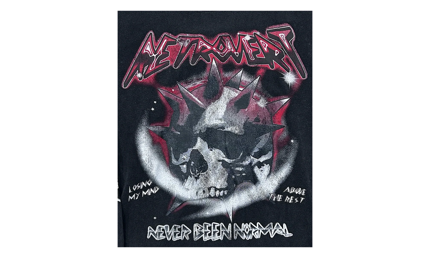 Skull Longsleeves Shirt "Black" RET018