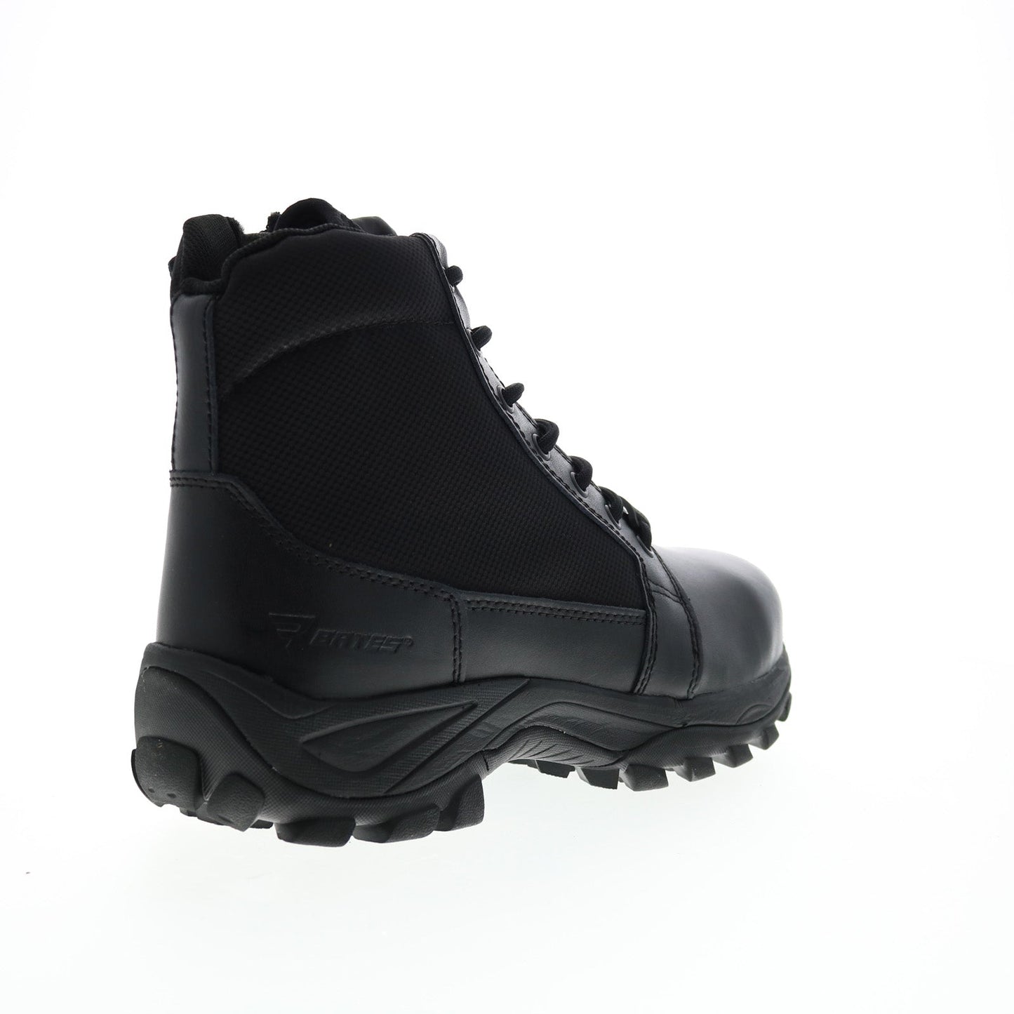 Bates Fuse Mid Side Zip Steel Toe E06505 Mens Black Leather Tactical Boots