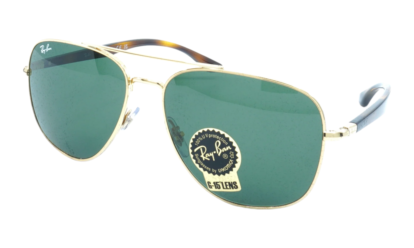 AVIATOR SUNGLASSES "POLISHED GOLD" RB3683-001-31