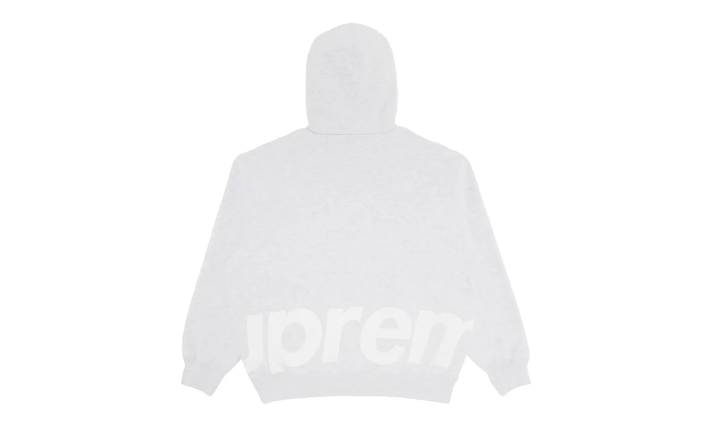 Big Logo Zip Up Hooded Sweatshirt "Ash Grey" SU26885