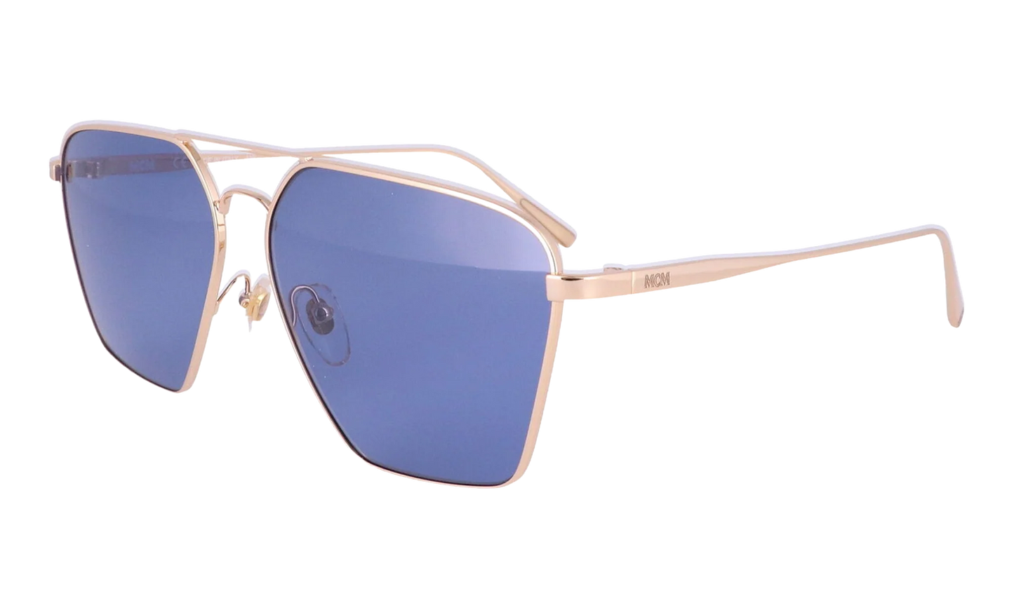 Rectangle Sunglasses "Shiny Gold" MCM130S-740