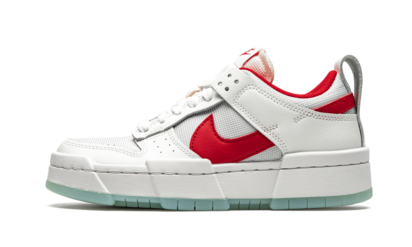 DUNK LO DISRUPT WMNS"Summit White/ Gym Red" CK6654 101