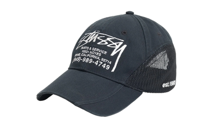 PARTS & SERVICE MESH CAP "Black" STUS436