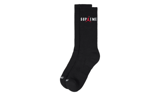 Jordan Crew Socks (2 Pack) "Black" SU26958