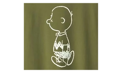 Uniqlo x Peanuts Charlie Brown Tee "Olive" KAWS202496