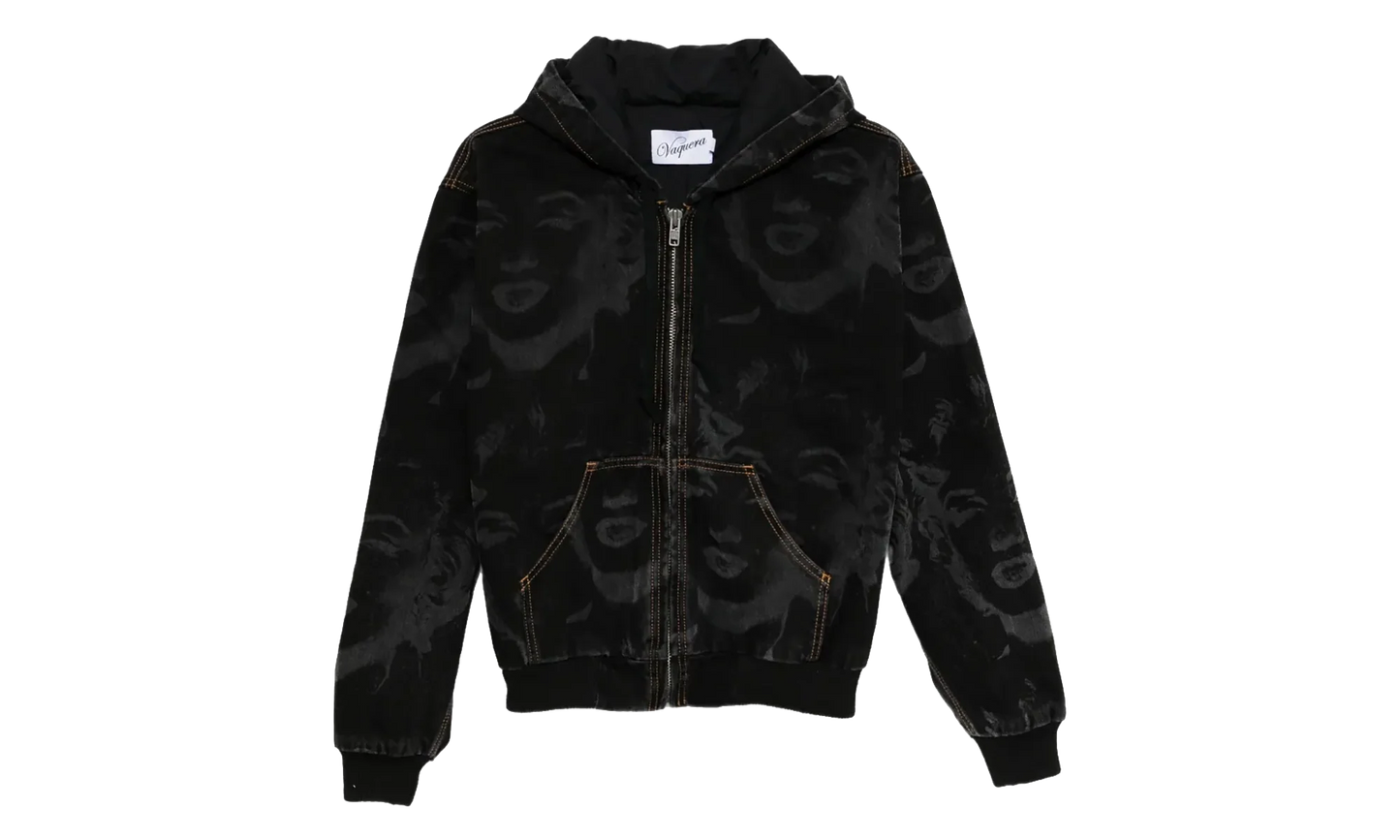 Marilyn Denim Workwear Jacket "Black" VAQ10J006