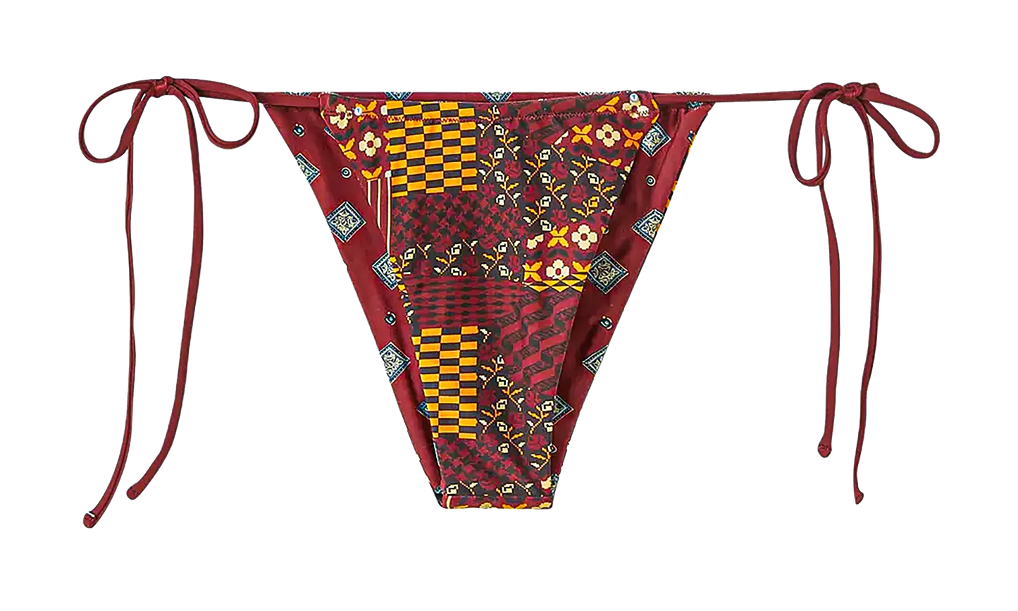 Tova Geo Floral Tie Bottom "Multi" KITH52