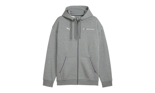 BMW MOTORSPORT ESS+ FZ HOODED JACKET "Gray" 630629 03