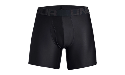 Tech 6" 2-Pack Boxerjock "Black / Black" 1327415 001