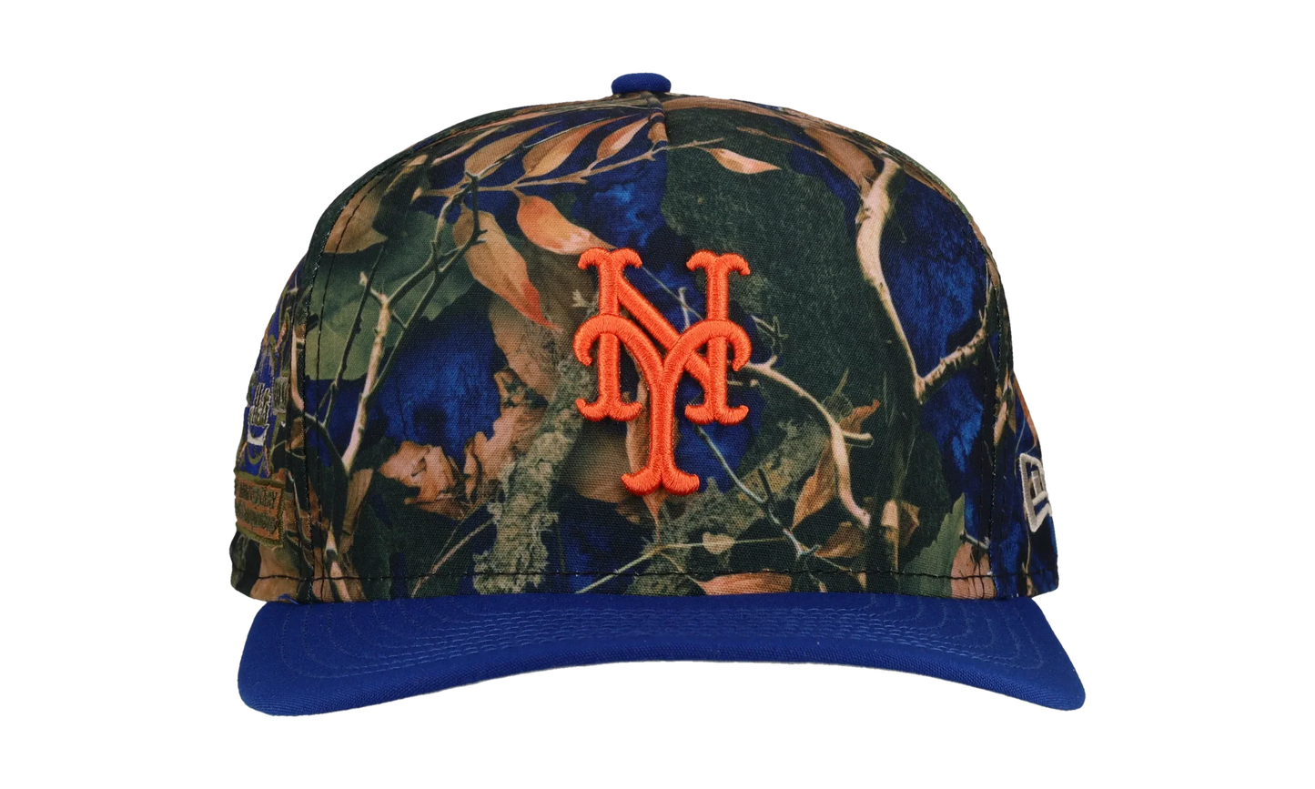 9FIFTY New York Mets Anniversary A Frame Snapback Hat "Leaves / Blue" NE203