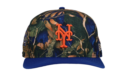 9FIFTY New York Mets Anniversary A Frame Snapback Hat "Leaves / Blue" NE203