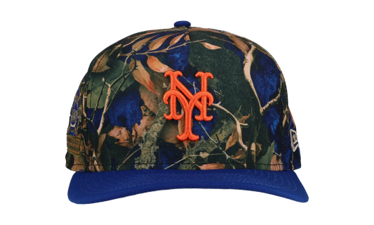 9FIFTY New York Mets Anniversary A Frame Snapback Hat "Leaves / Blue" NE203