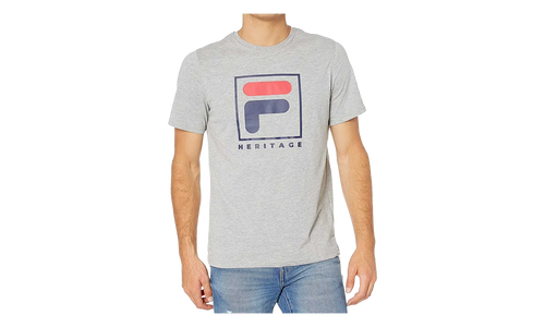 Heritage F Box Logo T-Shirt "Heather Grey" LM913787 073