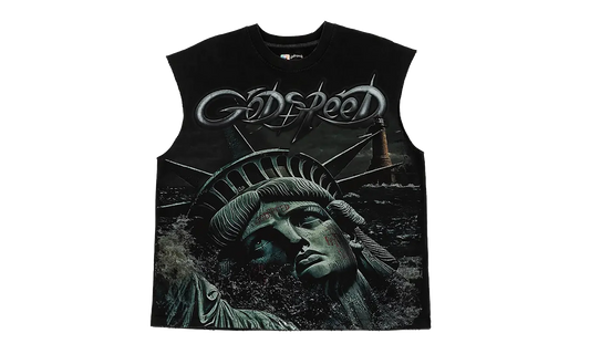 Sunken Liberty 2 Sleeveless Top "Black Wash" GS120