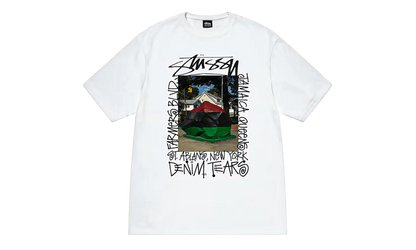 Stussy Farmers Blvd Short Sleeve Tee Shirt "White" DT309
