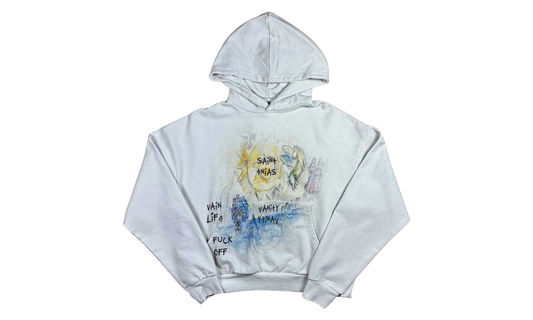 Fuck Off Pullover Hoodie "White" SV FCK OFF