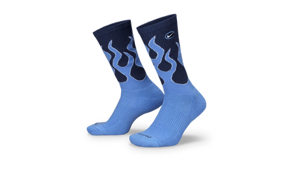 Everyday Plus Cushioned Crew Socks "Blue Flames - (1 Pair)" IB2285 410