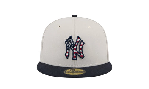 New York Yankees Independence Day 2024 59FIFTY Fitted Hat "Grey" 60506385