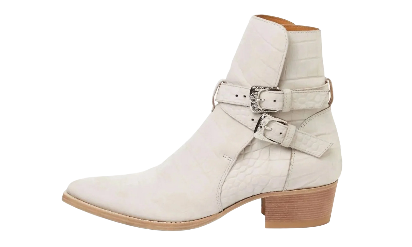 Jodhpur Boots "Ivory Croc" Y0F20425CN IVO