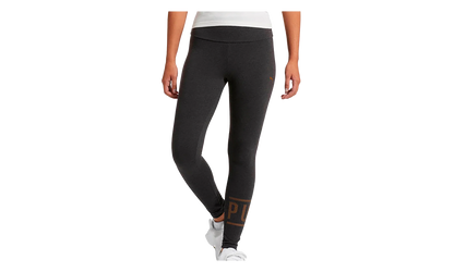 Athletic Logo Leggings WMNS "Dark Grey Heather / Bronze Metal" 854820 09