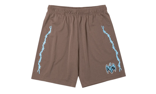 Bat Reaper Mesh Shorts "Brown" WLBRMSBLBLU