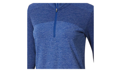 Evoknit Seamless 1/4 Zip Sweater WMNS "Peacoat Heather" 574645 06