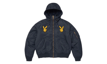 Playboy® Hooded MA-1 "SS26 - Navy" SU27111