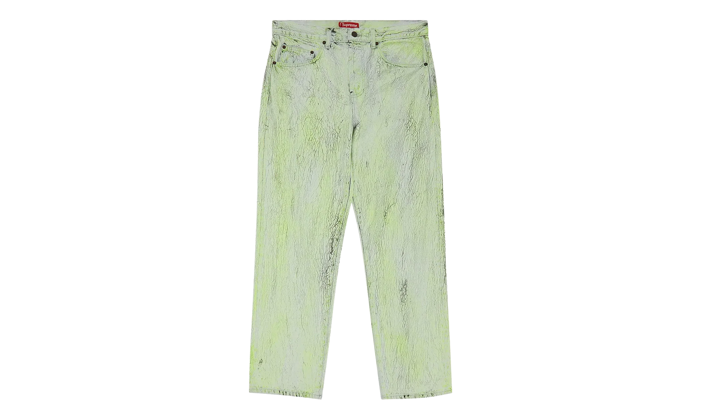 Crackle Regular Jeans "White" SU26949