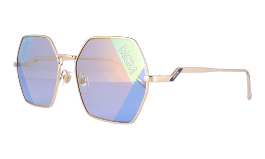 Hexagon Sunglasses "Shiny Gold" MCM126S-740