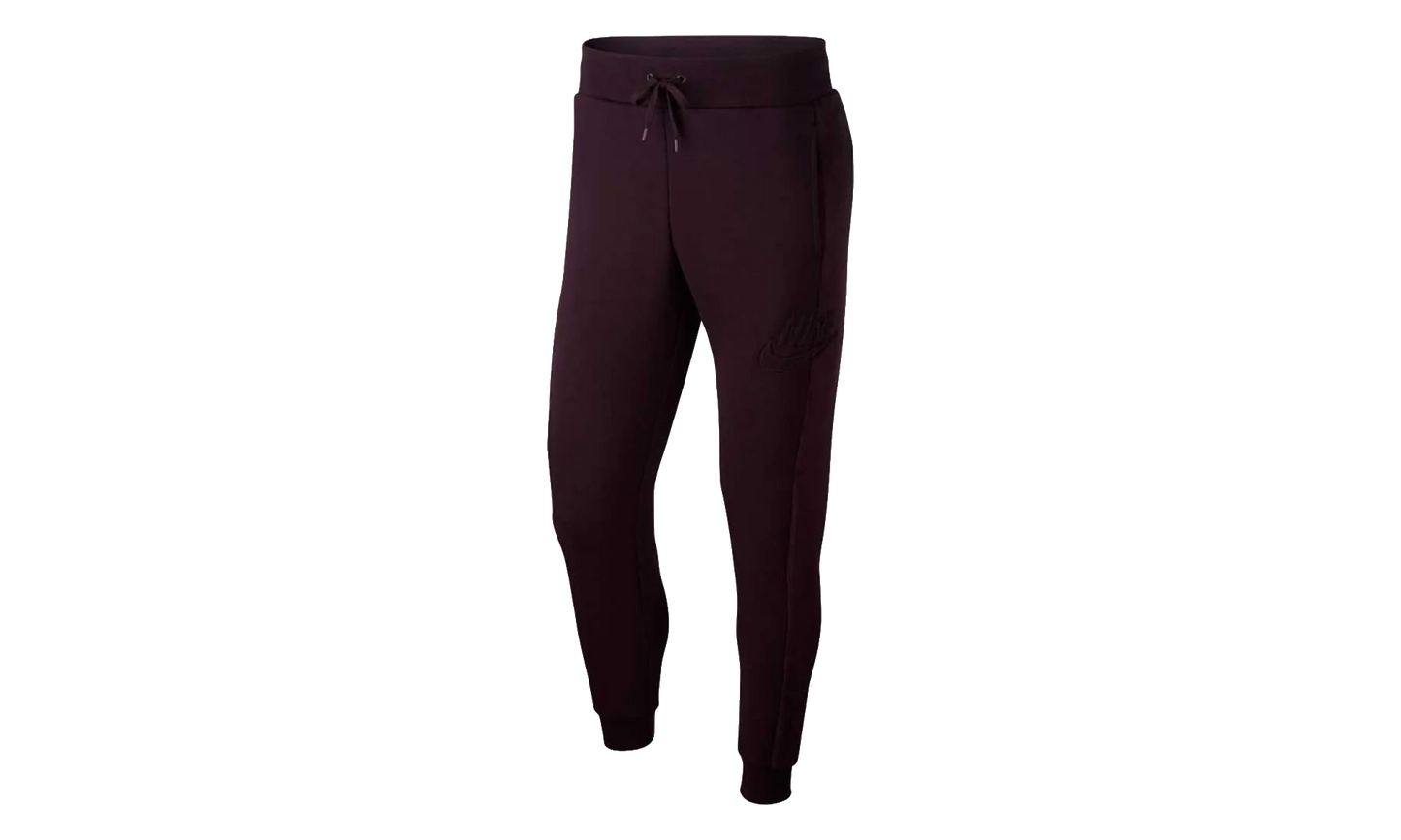 NSW Velour Statement Tapered Leg Jogger Pants "Burgundy" 929130 659