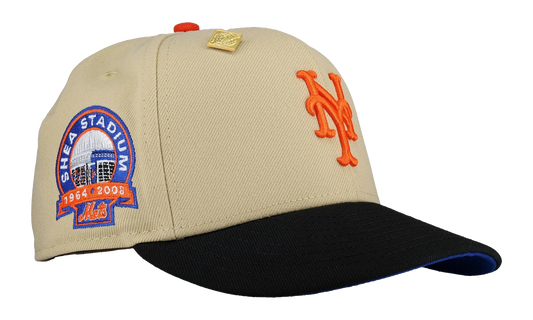 59FIFTY New York Mets Shea Stadium Vegas Fitted Hat "Gold" 123451297568
