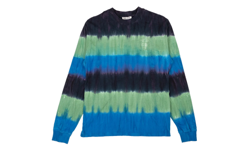 Mini Box Logo Tie Dye Long-Sleeve T-Shirt "Navy" 95 OCY 1087