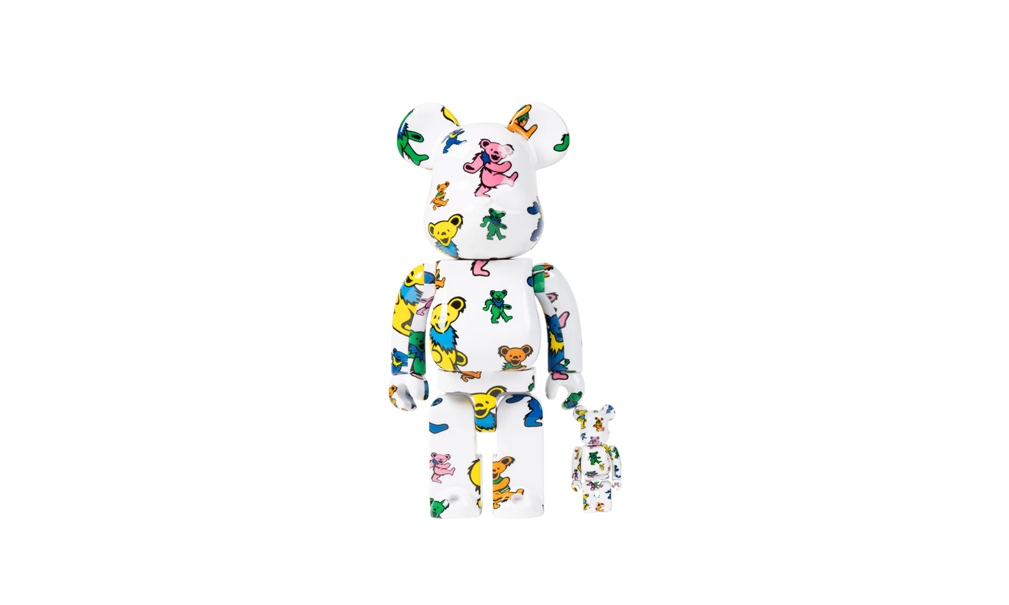 Grateful Dead Dancing Bearbrick "100% and 400%" MEDI0080