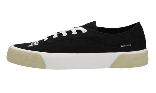 Logo Lace-Up Skater Sneakers "Black/White" PMIN001S23FAB0011001