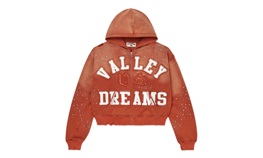Classico Zip Up Hoodie "Orange" VAL146