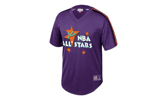 NBA Mesh V-Neck Tee "All-Star 95 - Purple" MSPOMG18025 ASGPURP195
