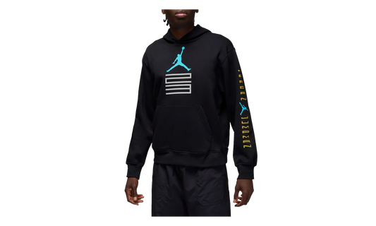 Jordan AJ11 Gamma Fleece Pullover Hoodie "Black" IQ6970 010