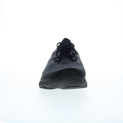Asics Gel-Nimbus 24 Mens Black Leather Extra Wide Athletic Running Shoes