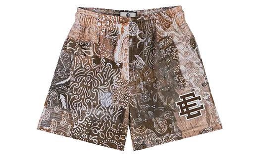 EE BASIC SHORT "SS24 - Mesh Brown/ White" EE798
