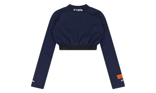 Cotton Turtleneck Top "Blue" HRP WTPS 0001