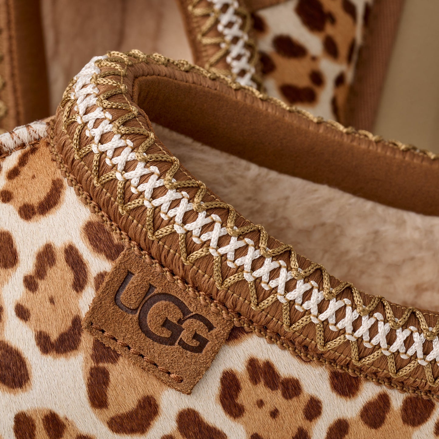 Women's Tazz Plains in Felicity Leopard Jasmine