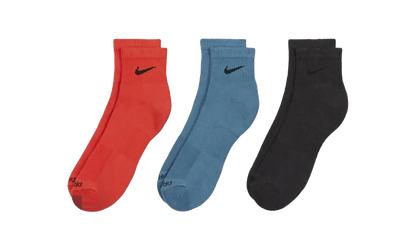 Everyday Plus Cushioned Training Ankle Socks (3 Pairs) "Multicolor" SX6890 912