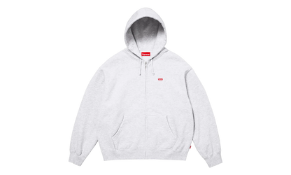 Small Box Zip Up Hooded Sweatshirt "SS26 - Ash Grey" SU27354