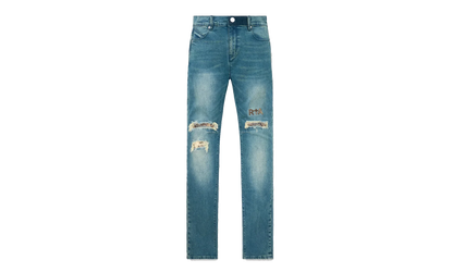 Bryant Skinny Jeans "Blue Distressed Snake" MSPTD900 B1205BLDSS