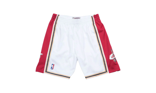 NBA Swingman Home Shorts "2003-04 Cleveland Cavaliers - White" SMSHGS18225 CCAWHIT03