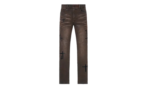Bryant Skinny Jeans "Mocha Drift Cross Patch" MEXOD1214 J1205MCDCP